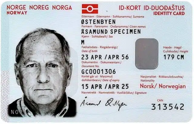 Już są Norweskie dowody osobiste-na razie tylko dla obywateli Norwegii
