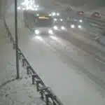 Pierwsze opady śniegu-opony zimowe w Norwegii