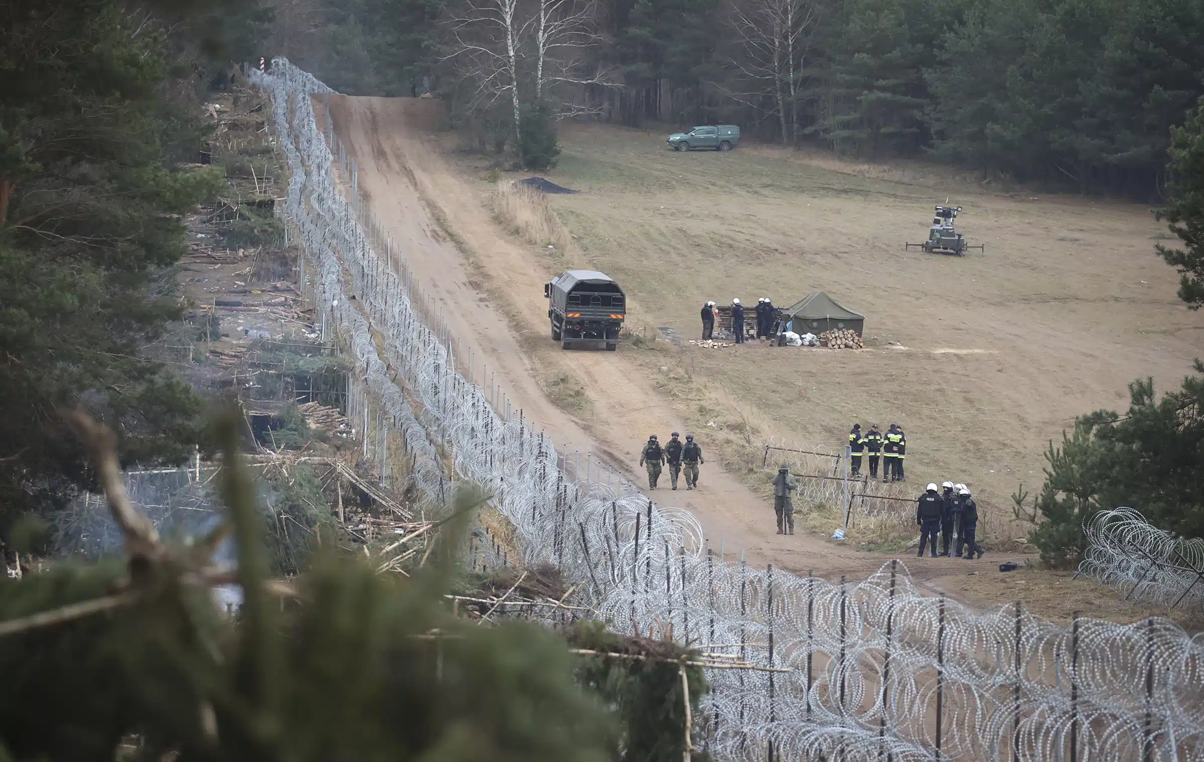 45 migrantów zatrzymanych na granicy z Polską