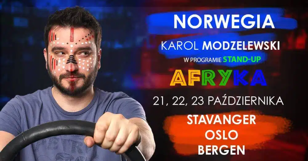Stand-up w Norwegii, Karol Modzelewski.