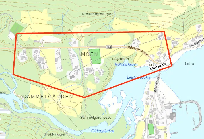 Ewakuacja Oldervika/Moen, gmina Tromsø