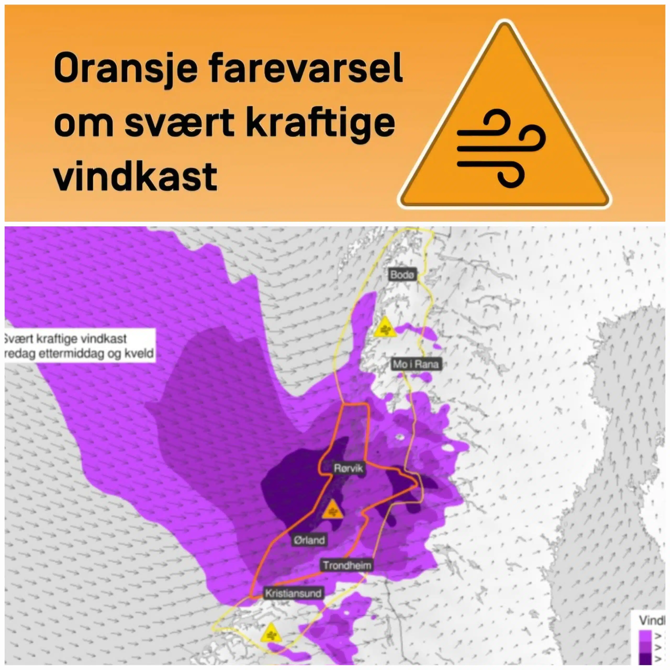 Alert pogodowy: sztorm uderza w Møre og Romsdal, Trøndelag i Nordland