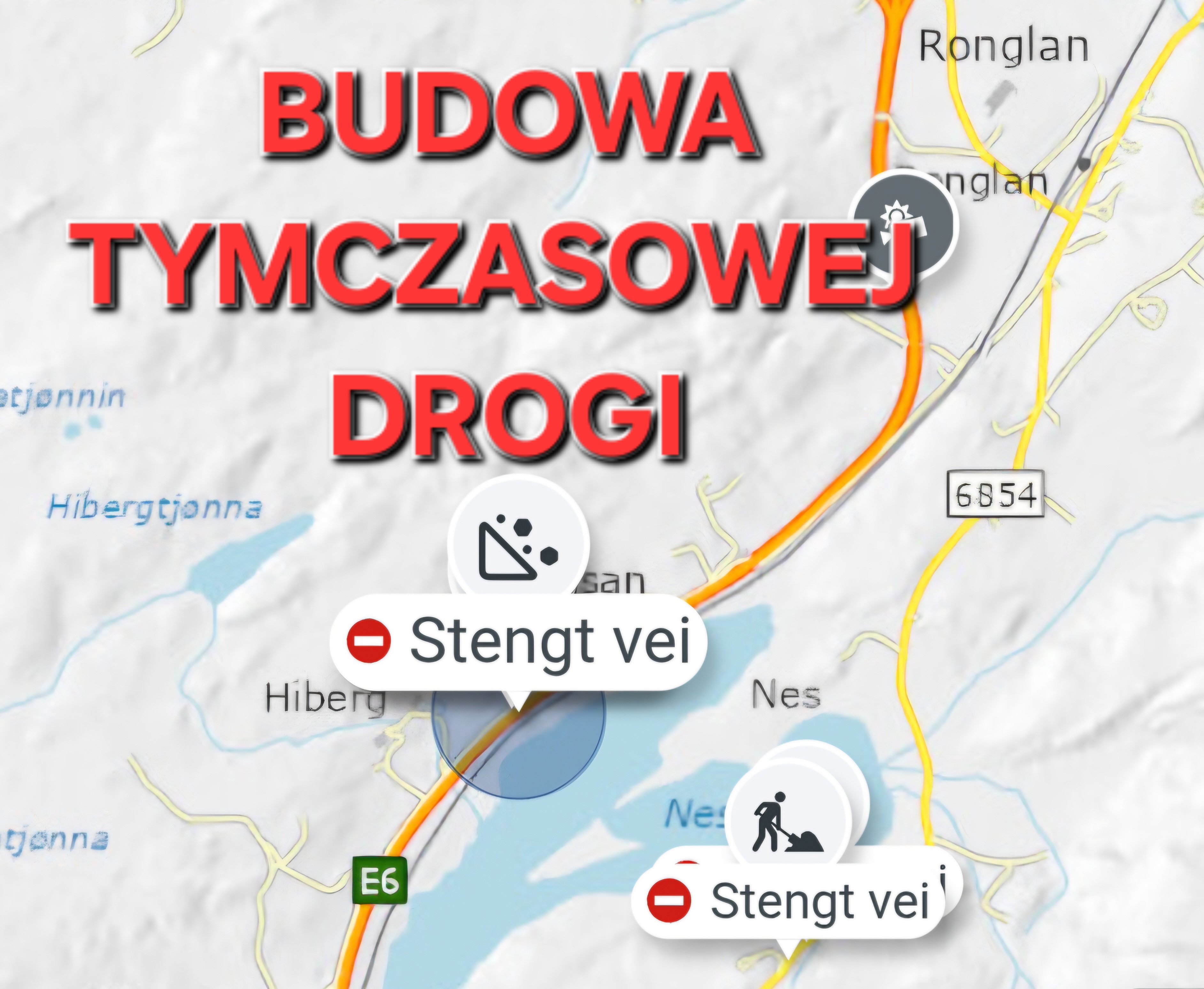 Osuwisko w Norwegii: Ruszają plany budowy tymczasowej E6