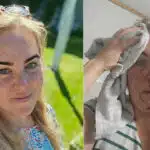 Huragan w Tomrefjord: Angelika trafiona przez blachę w czasie wichury