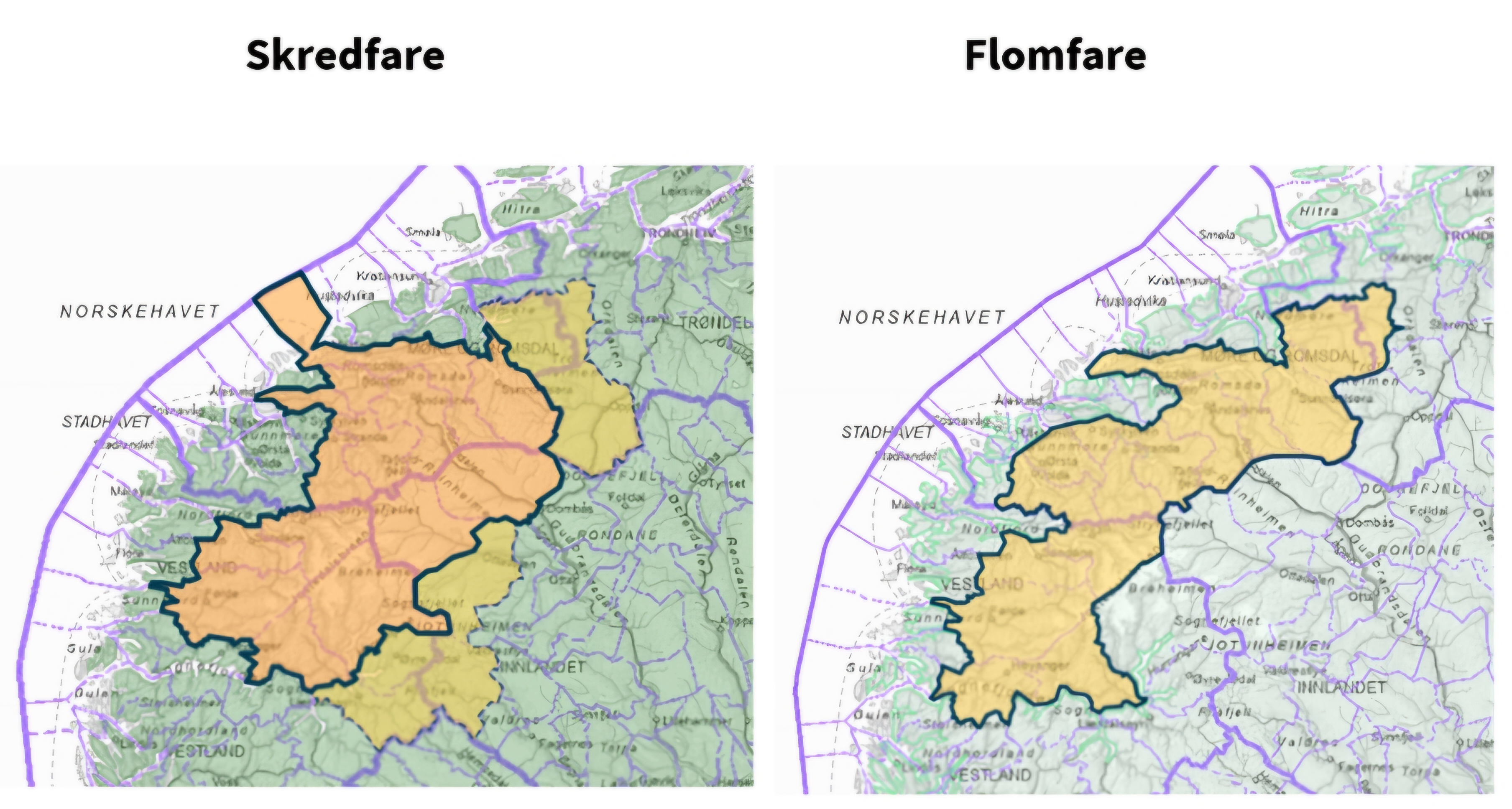 Pomarańczowy alarm w Norwegii: nadchodzą intensywne opady i ryzyko osuwisk