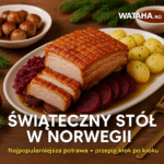Świąteczny stół w Norwegii – co naprawdę jedzą Norwegowie? Najpopularniejsza potrawa + przepis krok po kroku