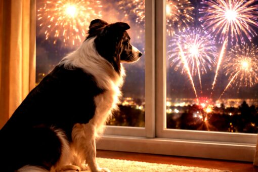 Fajerwerki a zwierzęta domowe: Warto pamiętać - wspólna przestrzeń to wspólna odpowiedzialność