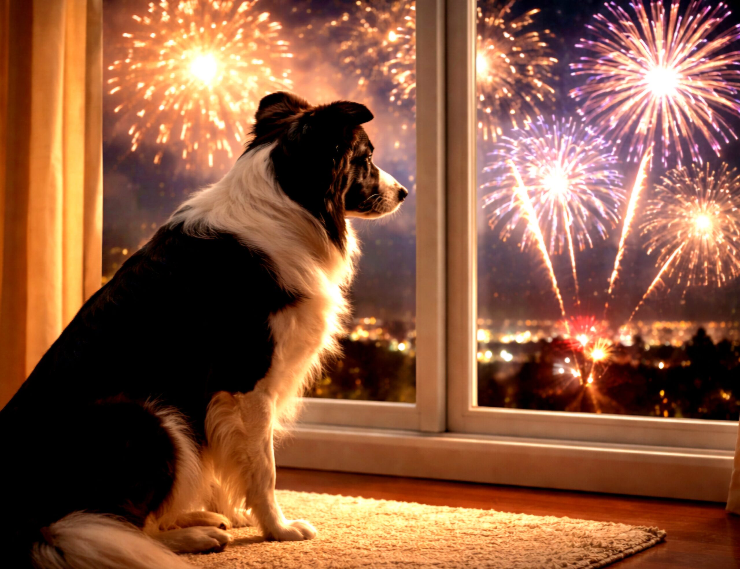 Fajerwerki a zwierzęta domowe: Warto pamiętać - wspólna przestrzeń to wspólna odpowiedzialność