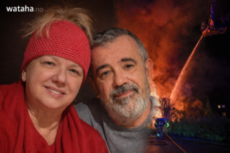 Sandnes: Gdzie ogień zniszczył dom Wiesi i Zbyszka. Pomagamy bo to mogło spotkać każdego z nas