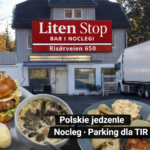Liten Stop w Risør - polski przystanek na trasie E18, gdzie można zjeść, odpocząć i przenocować