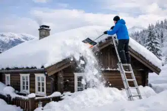 Lekki dziś, ciężki jutro: Śnieg na dachu to realne zagrożenie - nie zwlekaj z odśnieżaniem