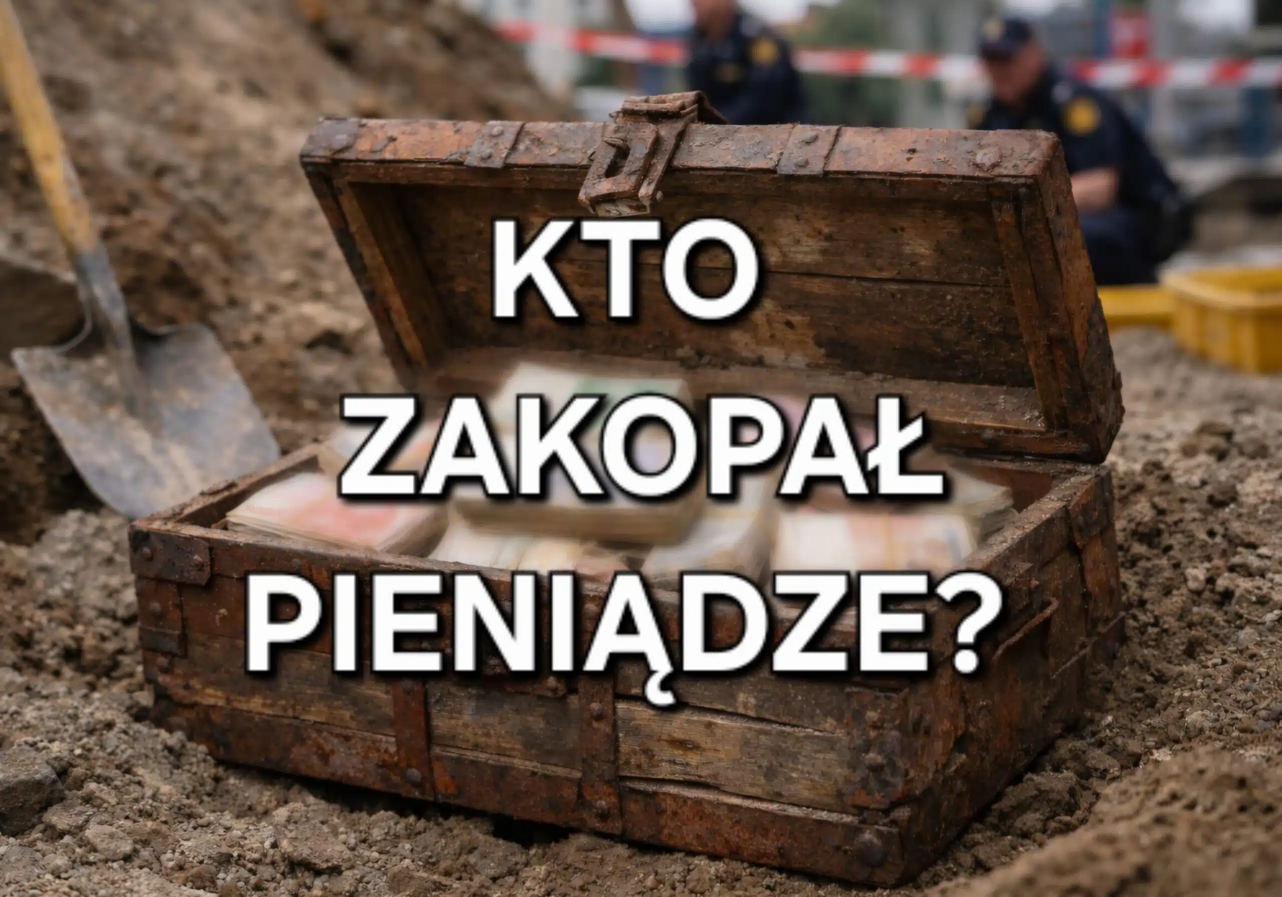 Drogowcy trafili na skarb - policja milczy o kwocie: Kto zakopał pieniądze?