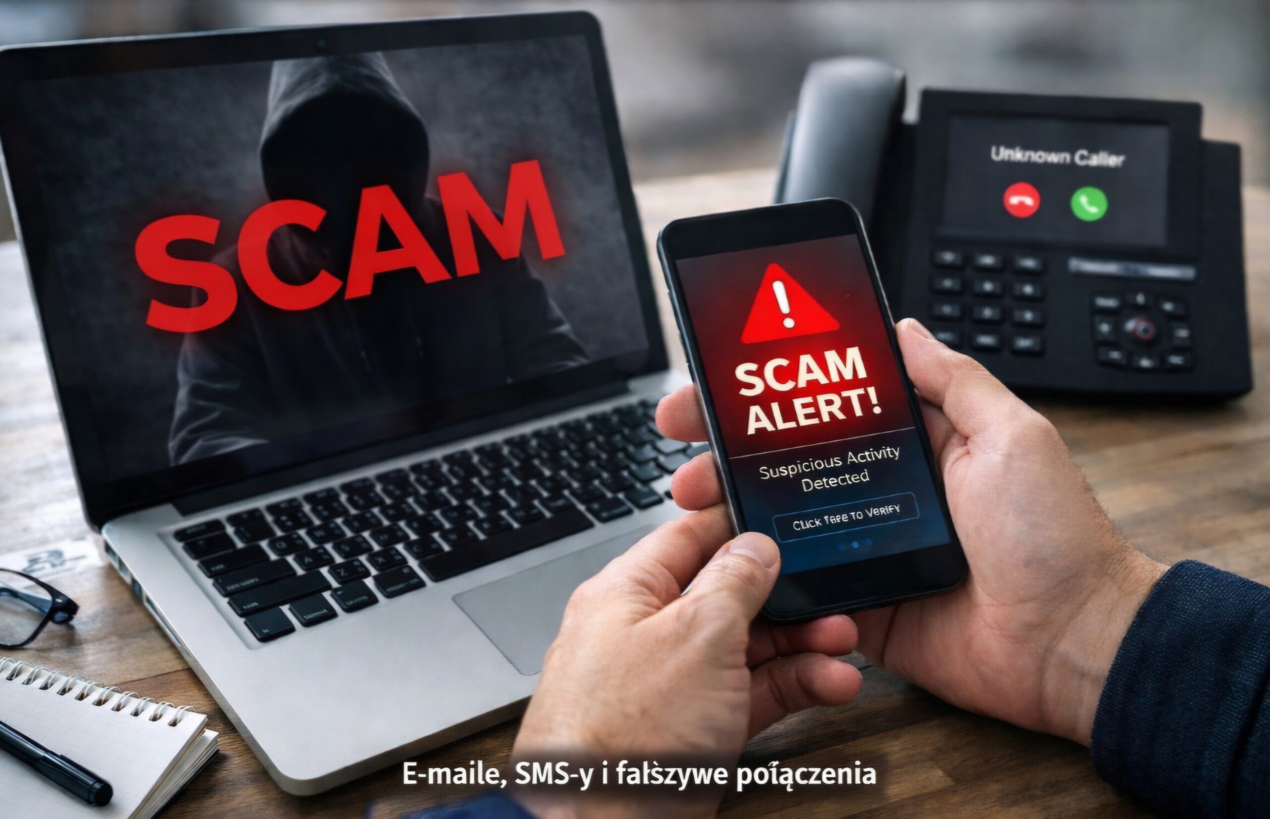 Oszustwa cyfrowe: E-maile, SMS-y i fałszywe połączenia - skala oszustw w Norwegii rośnie