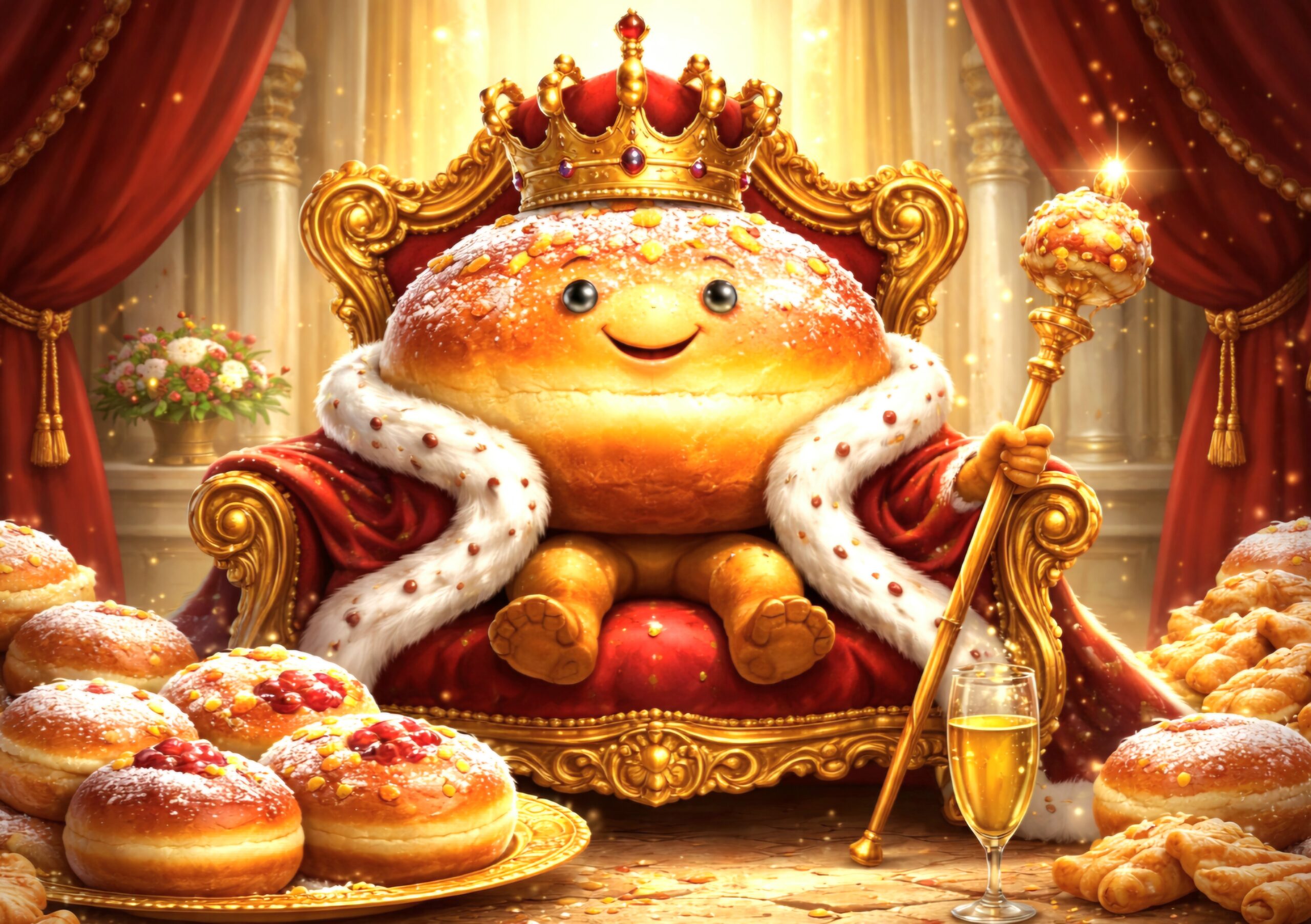 Król pączek i jego słodcy towarzysze - Tłusty Czwartek