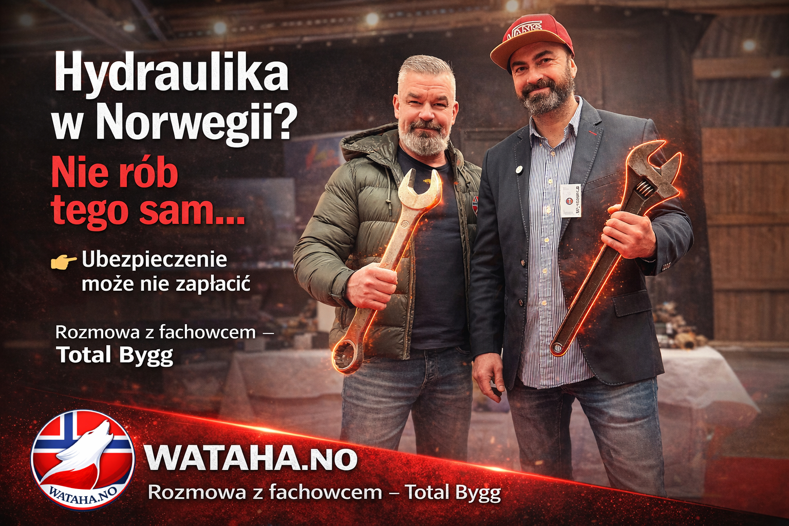 Fachowiec czy ryzyko? Dlaczego hydrauliki w Norwegii nie warto robić samemu - rozmowa z Tomaszem Trojanowskim z Total Bygg