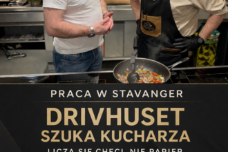 Praca w Stavanger: Drivhuset szuka kucharza - liczą się chęci, nie papier
