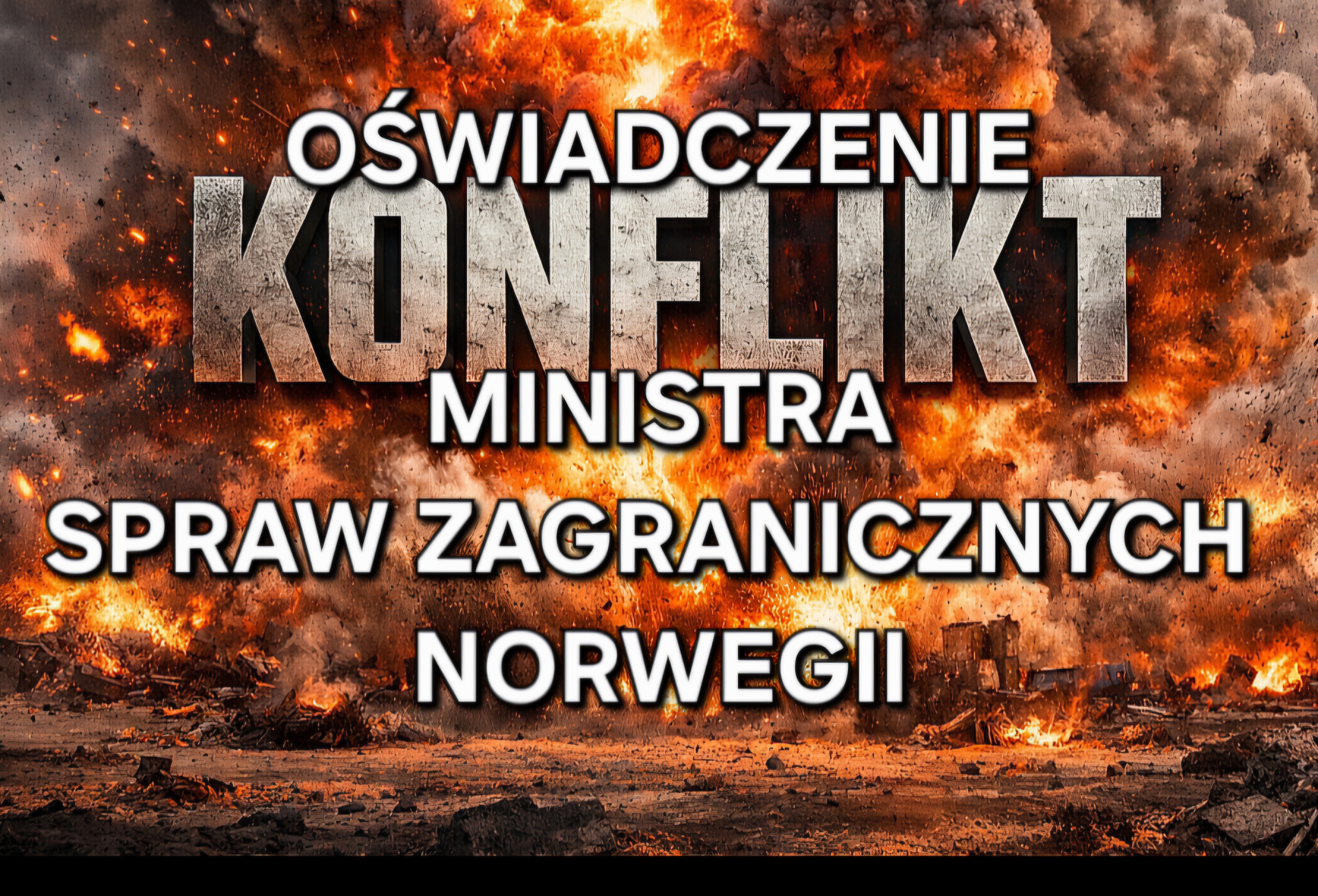 Norwegia alarmuje: Oświadczenie ministra spraw zagranicznych Eide – wezwanie do dyplomacji