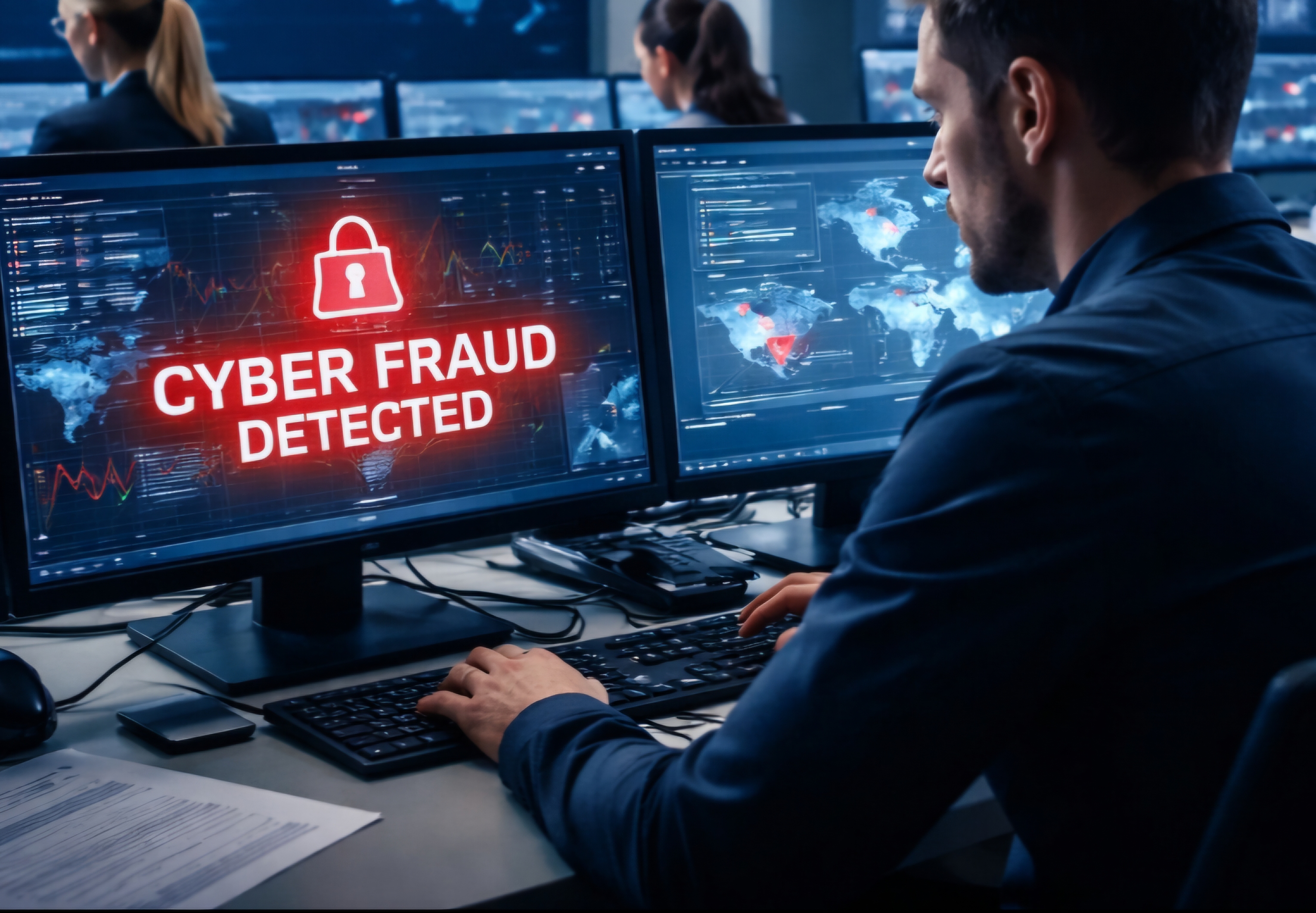 Przestępcy przenoszą się do internetu: Rekordowa liczba oszustw zablokowana – czy państwo wygra wojnę z cyberprzestępcami?
