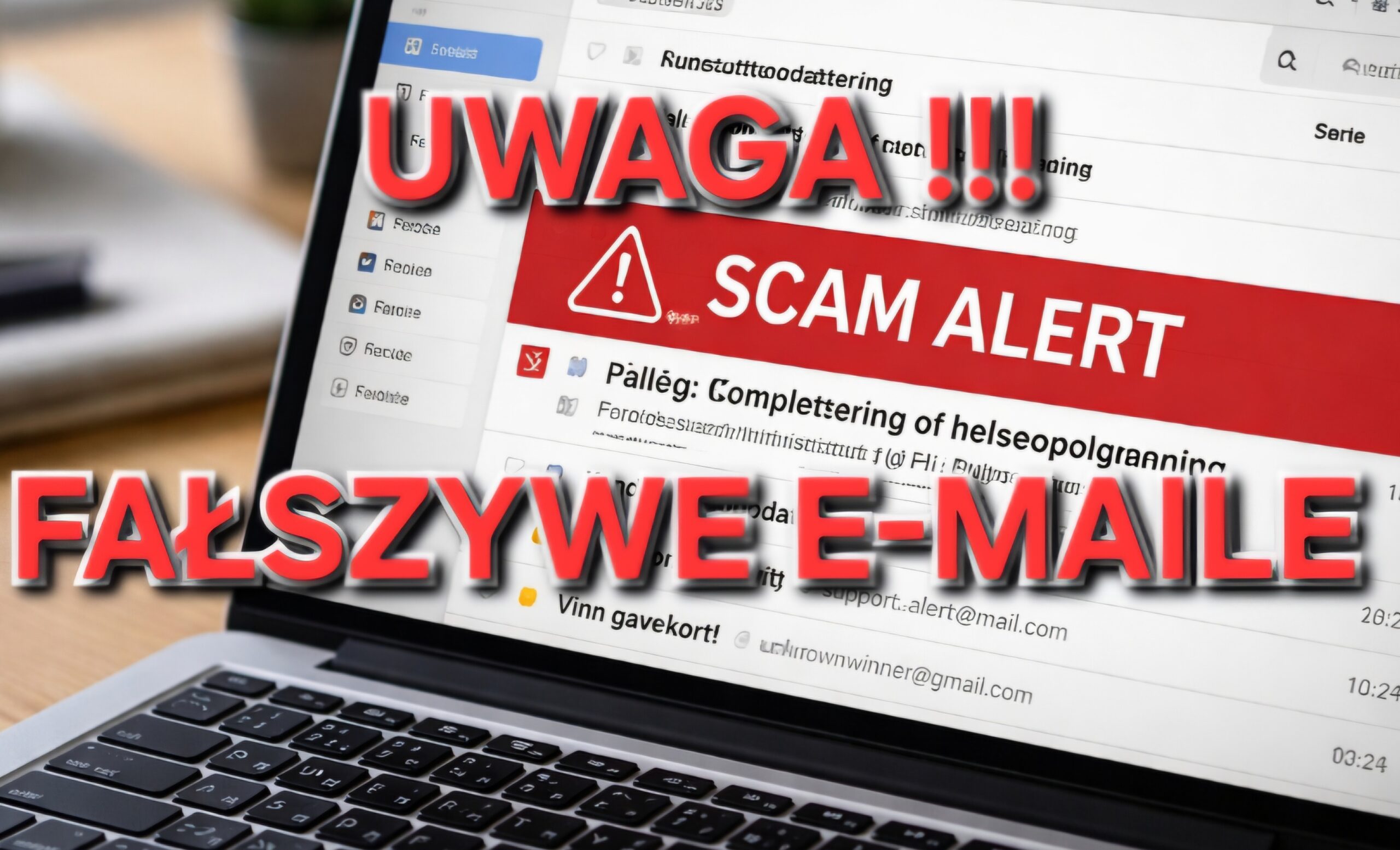 Nowa fala phishingu w Norwegii - wyłudzają dane zdrowotne przez e-mail. FHI ostrzega