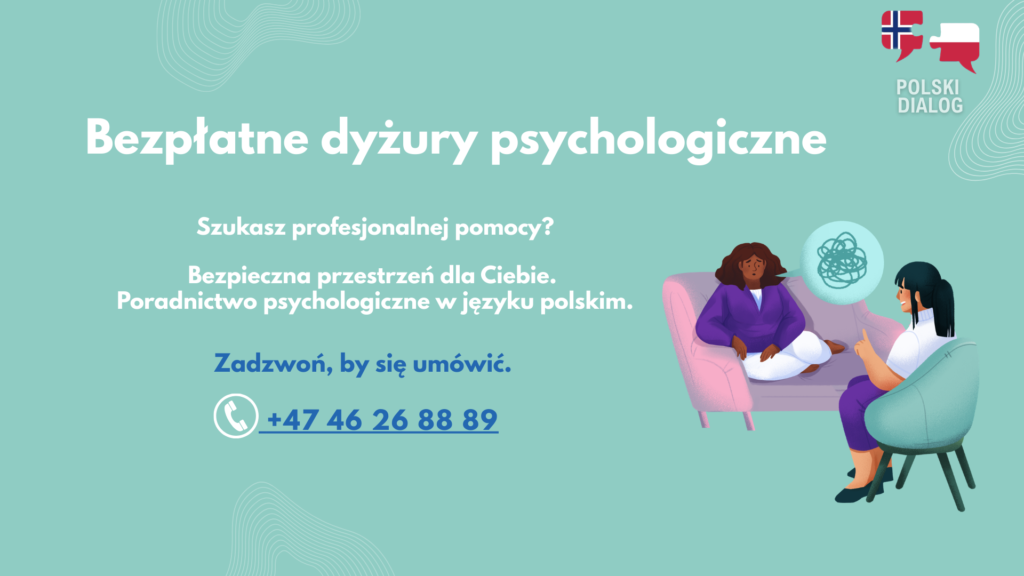 Bezpłatna pomoc prawna i psychologiczna po polsku w Norwegii