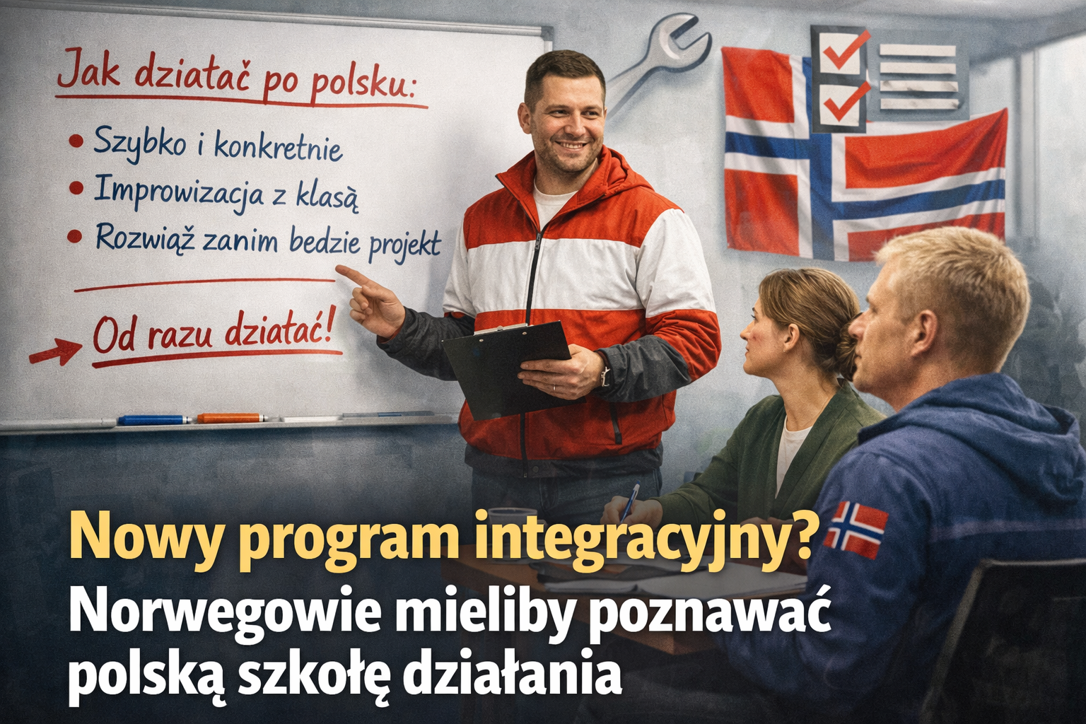 Nowy program integracyjny? Norwegowie mieliby poznawać polską szkołę działania