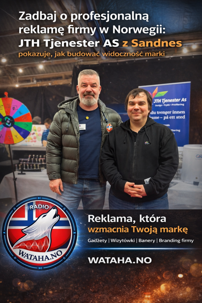 Reklama, która pracuje na firmę. JTH Tjenester AS z Sandnes pokazuje, jak budować widoczność marki w Norwegii