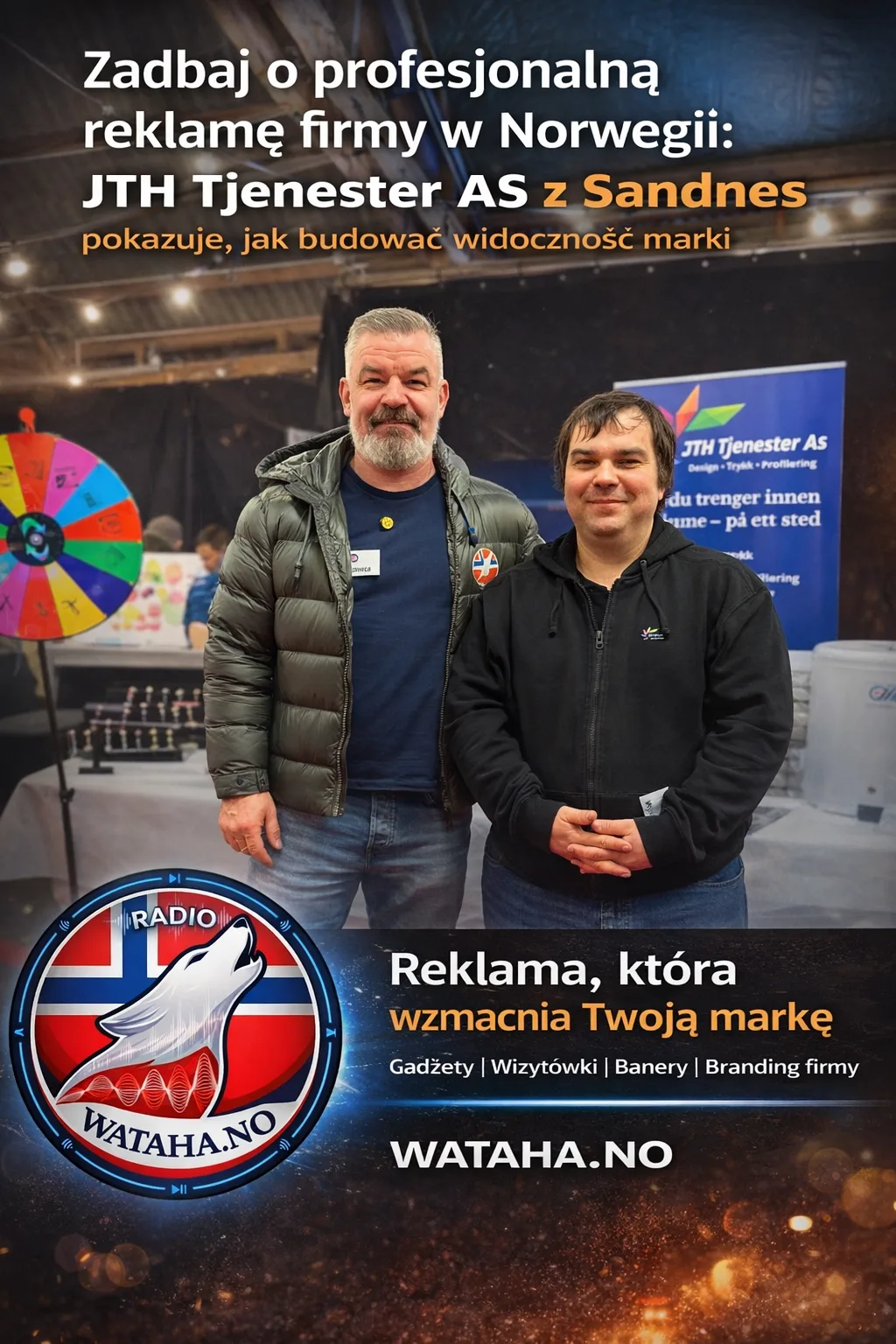 Reklama, która pracuje na firmę. JTH Tjenester AS z Sandnes pokazuje, jak budować widoczność marki w Norwegii