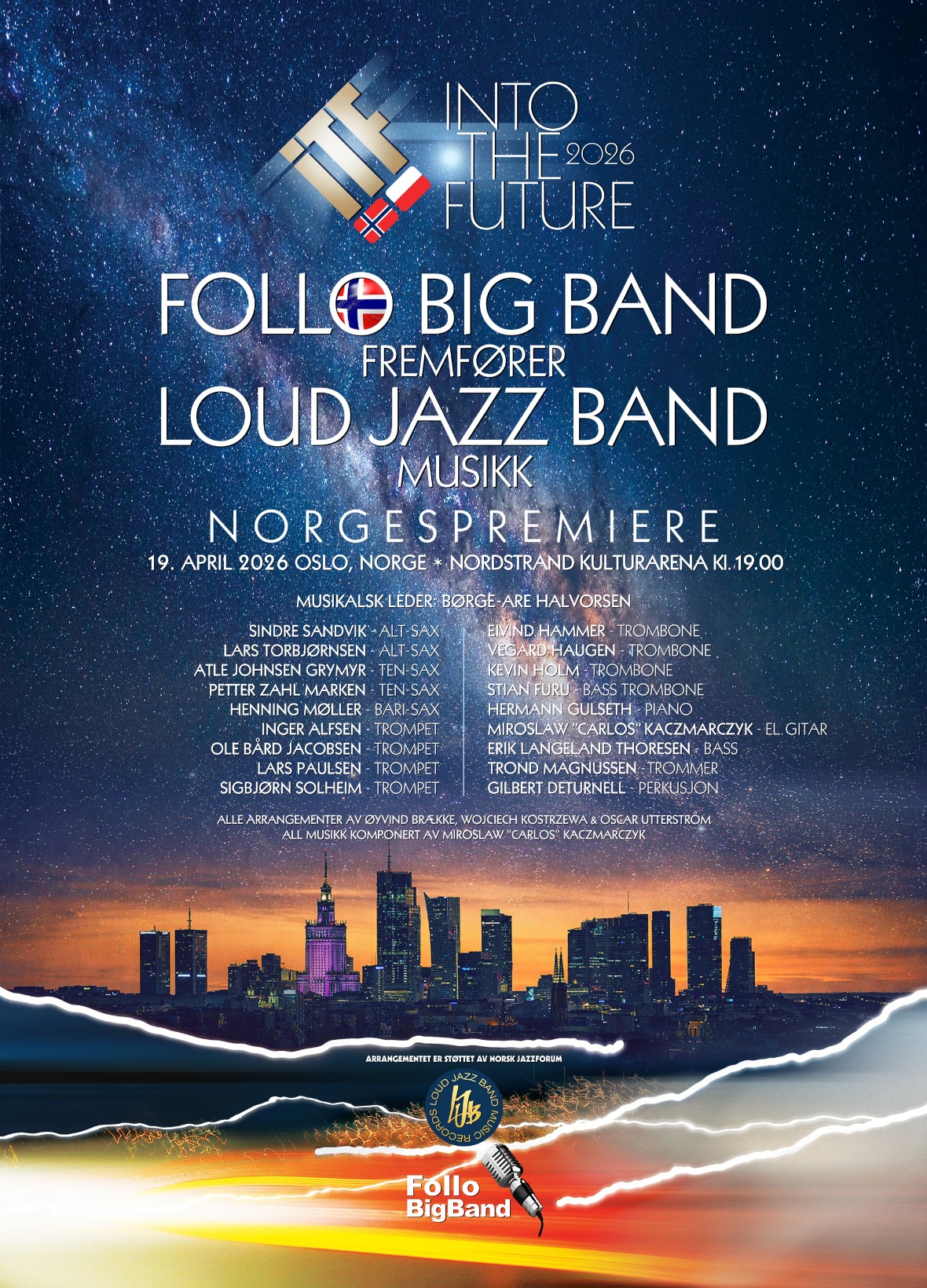 Loud Jazz Band w wielkim stylu: 30 lat historii i nowa energia - wyjątkowy koncert w Nordstrand Kulturarena