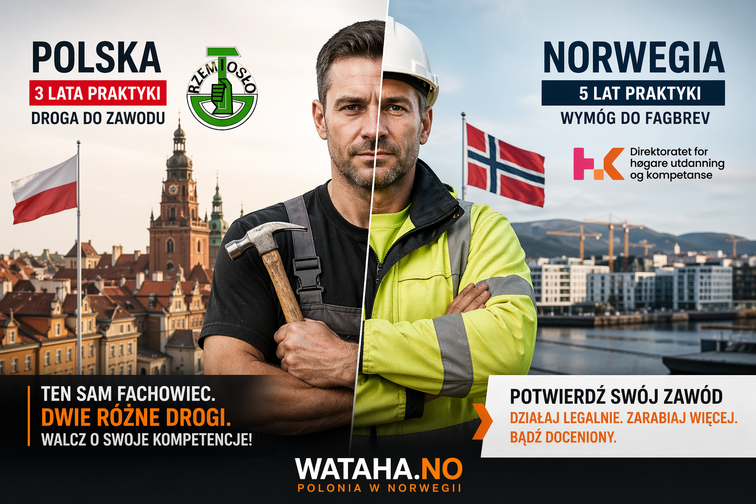 Polak pracuje jak fachowiec, ale w Norwegii wciąż bywa liczony jak niewykwalifikowany