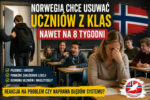 Norwegia chce usuwać uczniów z klas nawet na 8 tygodni. Reakcja na przemoc czy próba naprawienia własnych błędów?