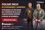 Polski fach w Stavanger i Sandnes. Byggmario AS pokazuje, jak powinien wyglądać kompleksowy remont łazienki w Norwegii