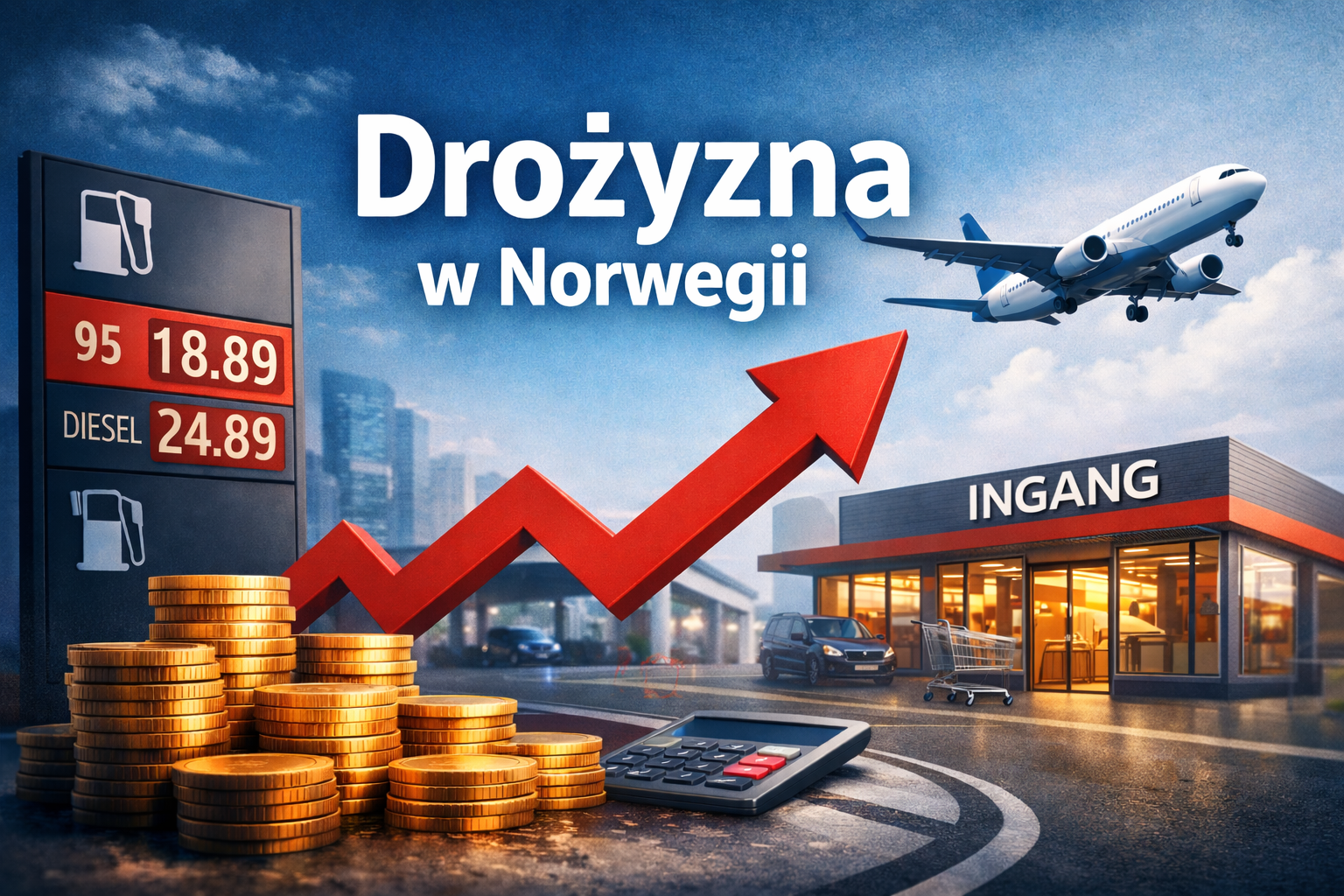 Nowy cios w portfele w Norwegii? Paliwo, podróże i codzienne zakupy znów pod presją