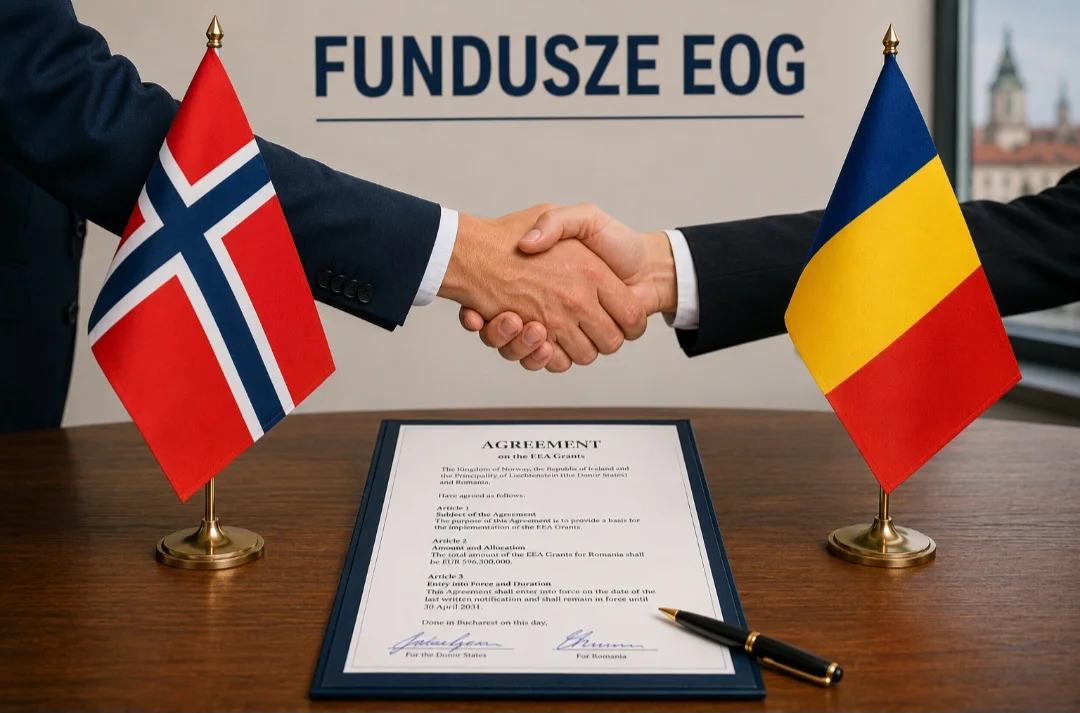 Norwegia i Rumunia podpisały nową umowę EOG: Priorytet - demokracja i bezpieczeństwo informacji