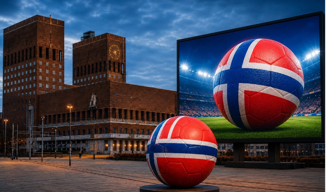 Wspólne oglądanie ćwierćfinału z Anglią w Oslo: Rådhusplassen ponownie wypełni się kibicami - historyczna szansa Norwegii