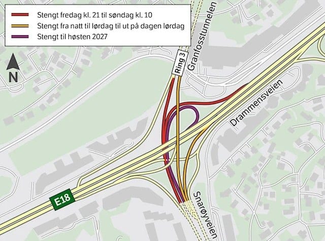 Wielka operacja montażu mostu rowerowego: Fornebukrysset - które zjazdy będą zamknięte i kiedy?